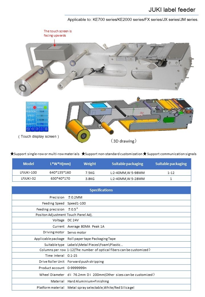 JUKI Label feeder