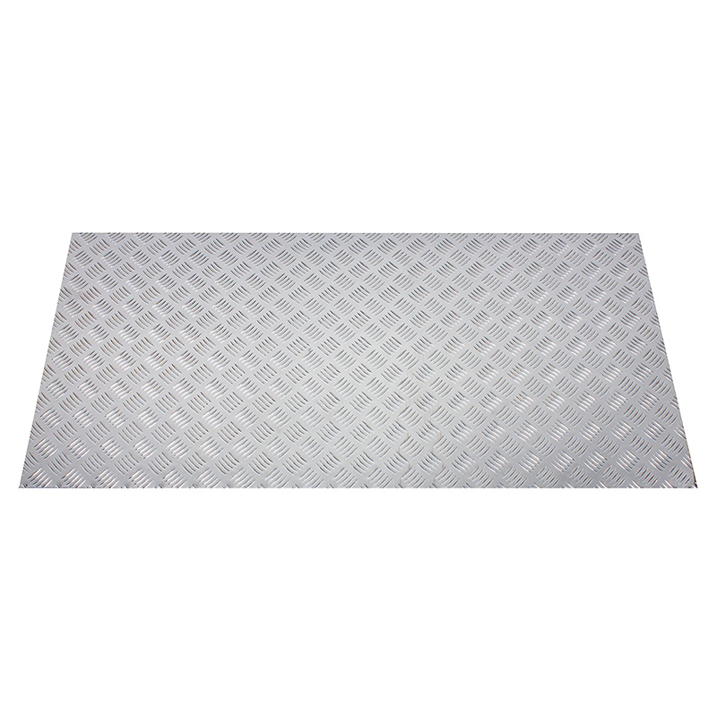 Checkered aluminum plate