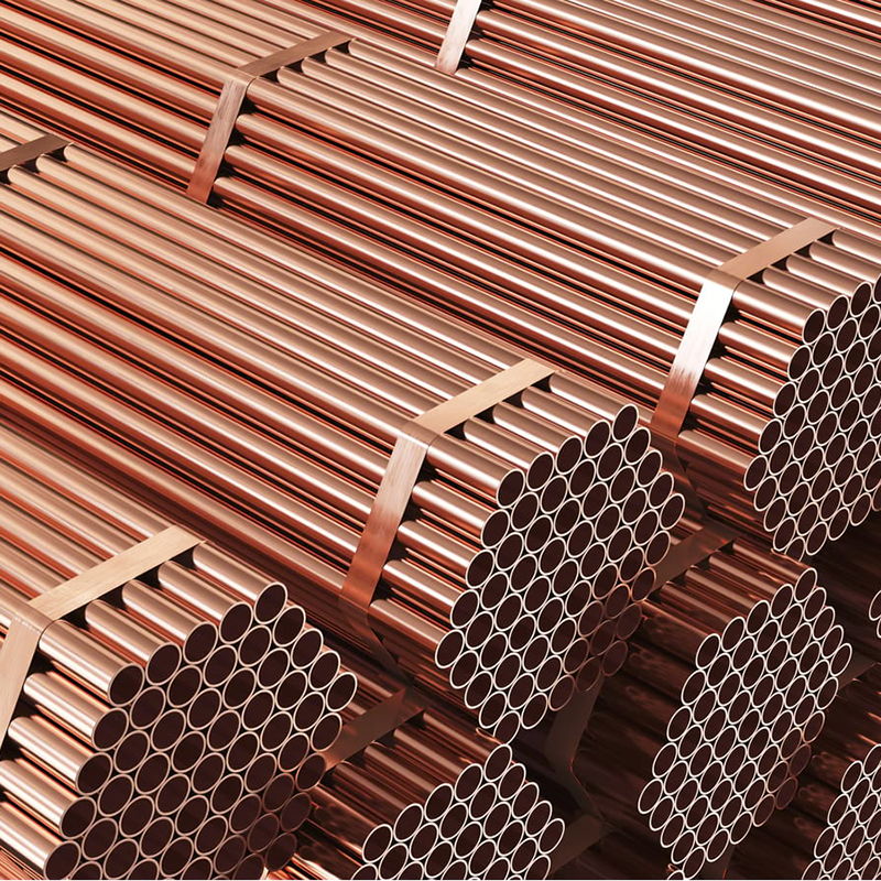 Copper/brass welded steel pipe