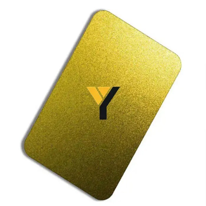 decorative gold color bead blasted stainless steel sheet for kitchen fabrications