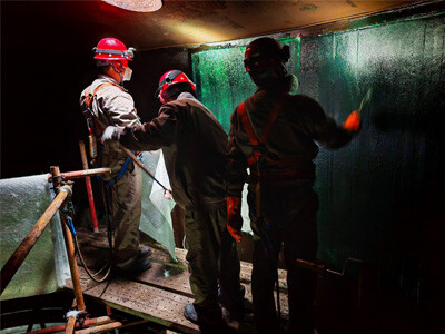 OKet A&Z Successfully Completes Internal Anti-Corrosion Lining Construction of a Vertical Storage Tank at an Oilfield in Shanxi Rec