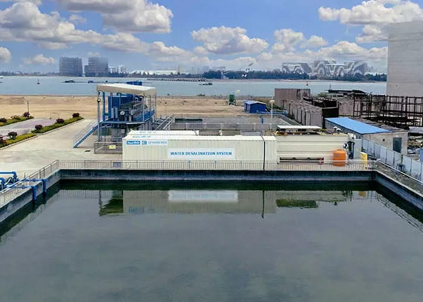 Containerized SWRO unit in Sanya