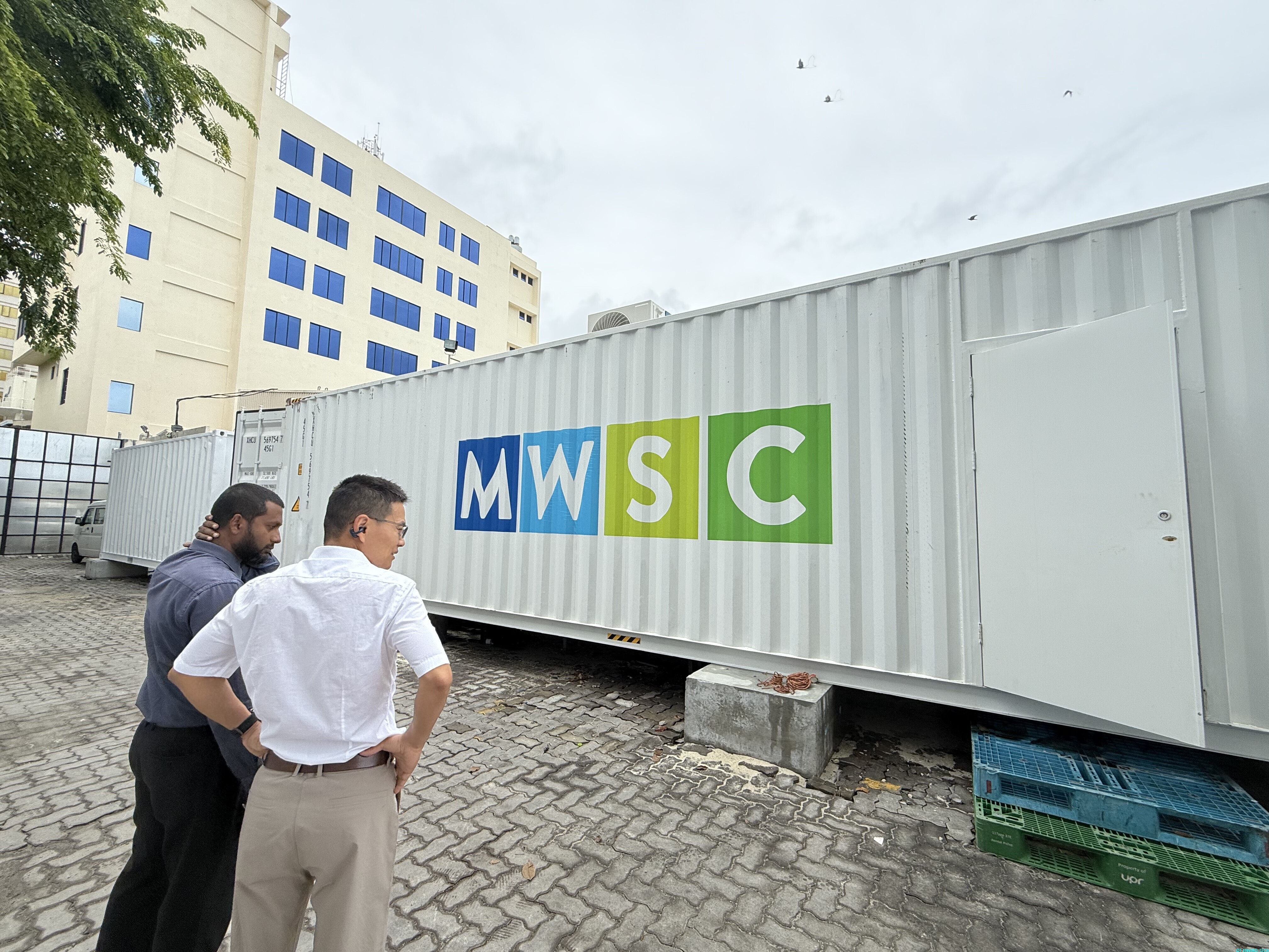 Container type 1MLD Seawater Reverse Osmosis (SWRO) Desalination Project in Maldives (1000m3/day)