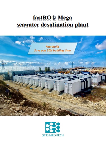 Containerized seawater desalination system
