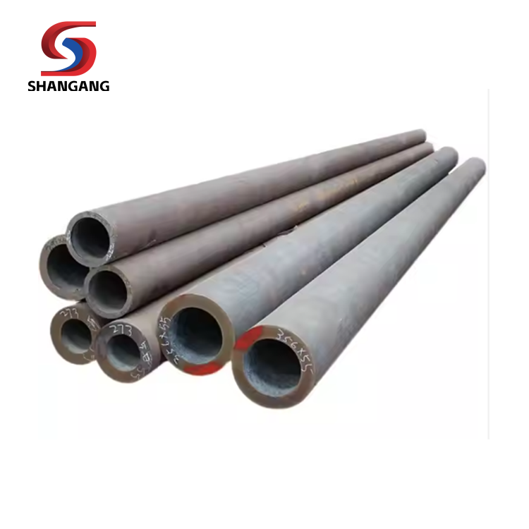 casing pipe with round buckle hot rolled drill pipe J55 water well carbon steel casing tube thick walseamless oil casing pipe