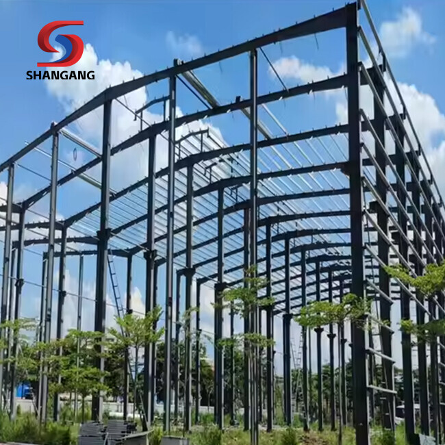Customized Prefabricated Warehouse Building Steel Structure With European Material