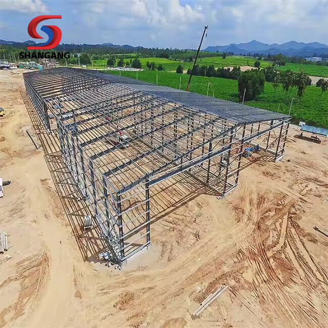 Customized Prefabricated Warehouse Building Steel Structure With European Material