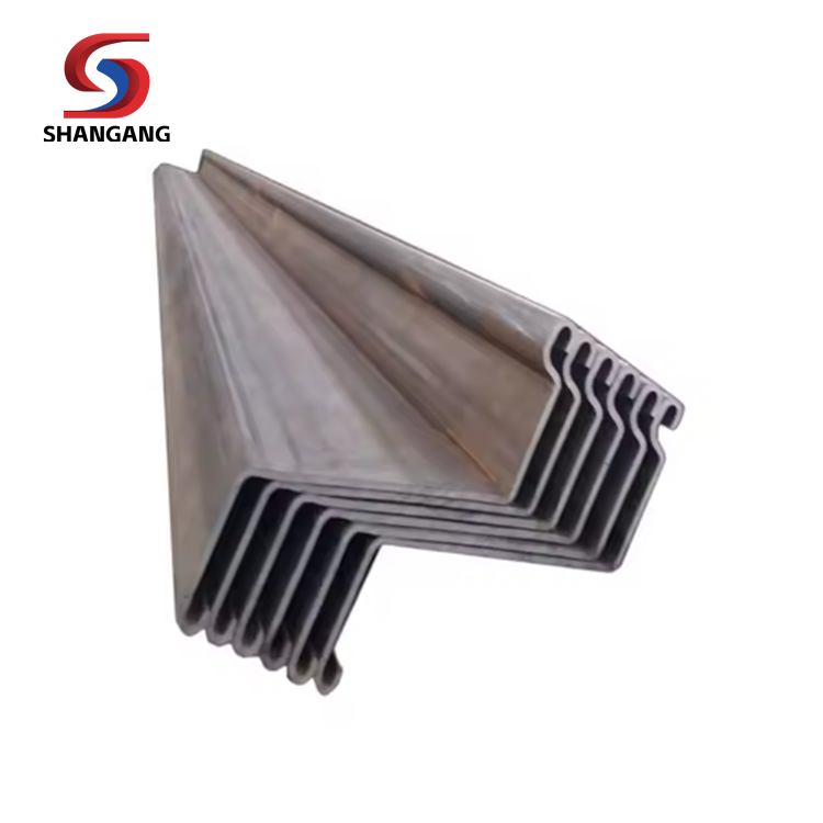 High Quality AZ13-770 AZ14-770 Z Type Steel 6m 12m Hot Rolled steel sheet pile With Welding AndCutting Services Customized