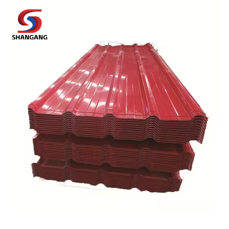 Width 100mm-1500mm Roofing Sheet Coated Color Painted PPGl Building Material Galvanized Steel Roof Plate