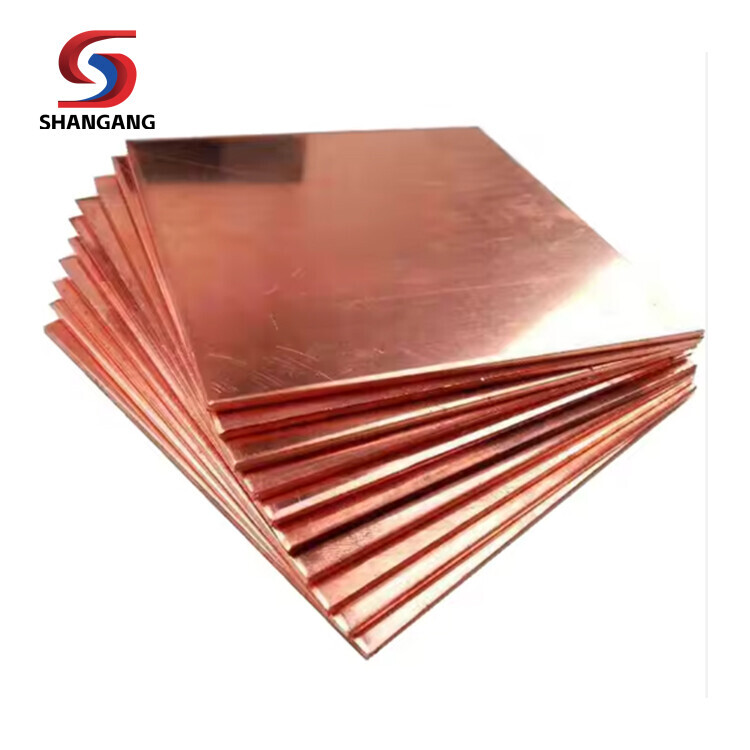 C10100 C11000 C12200 C21000 C22000 99.99% Pure copper Plate 3mm 5mm 20mm T2 4x8Cathodes Copper Alloy Plate Sheets Price