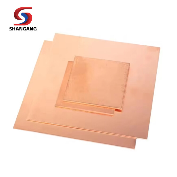 C10100 C11000 C12200 C21000 C22000 99.99% Pure copper Plate 3mm 5mm 20mm T2 4x8Cathodes Copper Alloy Plate Sheets Price