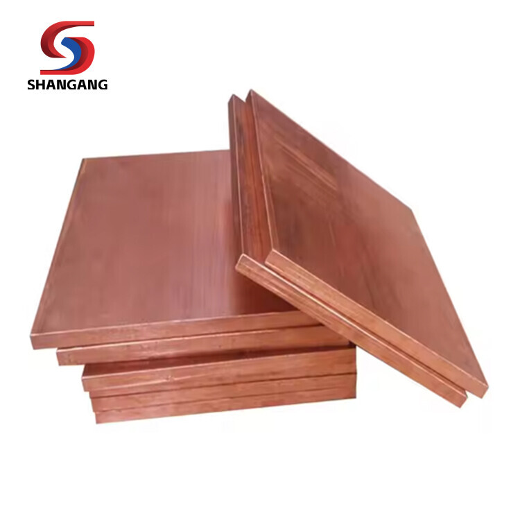 C10100 C11000 C12200 C21000 C22000 99.99% Pure copper Plate 3mm 5mm 20mm T2 4x8Cathodes Copper Alloy Plate Sheets Price