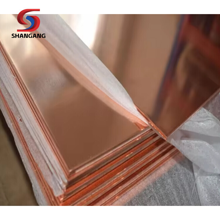 C10100 C11000 C12200 C21000 C22000 99.99% Pure copper Plate 3mm 5mm 20mm T2 4x8Cathodes Copper Alloy Plate Sheets Price