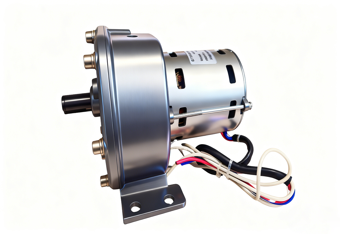 Yifan Motor Single Phase Capacitor Gear Motor 115V 40W, YYCJ-8504, For Circuit Breaker and Switchgear