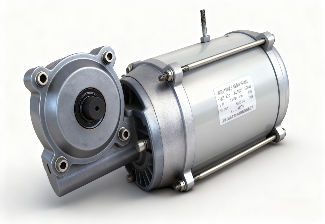 Yifan Motor Three Phase Asynchronous Gear Motor 380V 1200W, YSOJ-120, For Circuit Breaker and Switchgear
