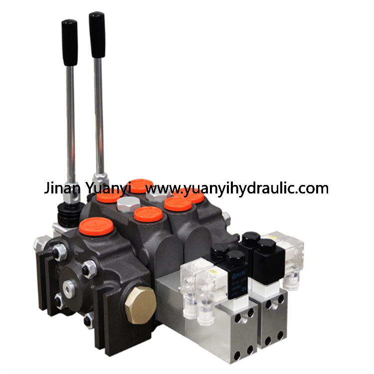 DCV.png 2P40 3P40 Manual Hydraulic Directional Control Valves P40 Hydraulic Valve