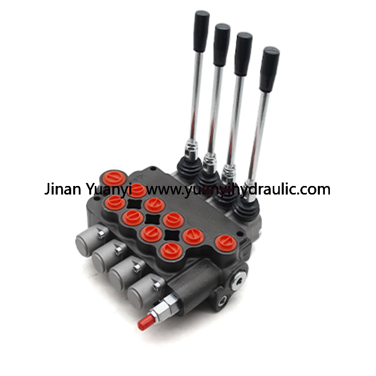 CDB15 Direction 80LPM 250Bar 8-Spools Manual Flow Control Hydraulic Valve