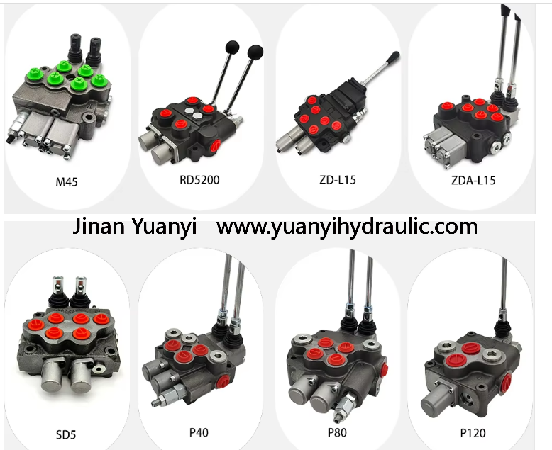 SD.png CDB15 Direction 80LPM 250Bar 8-Spools Manual Flow Control Hydraulic Valve
