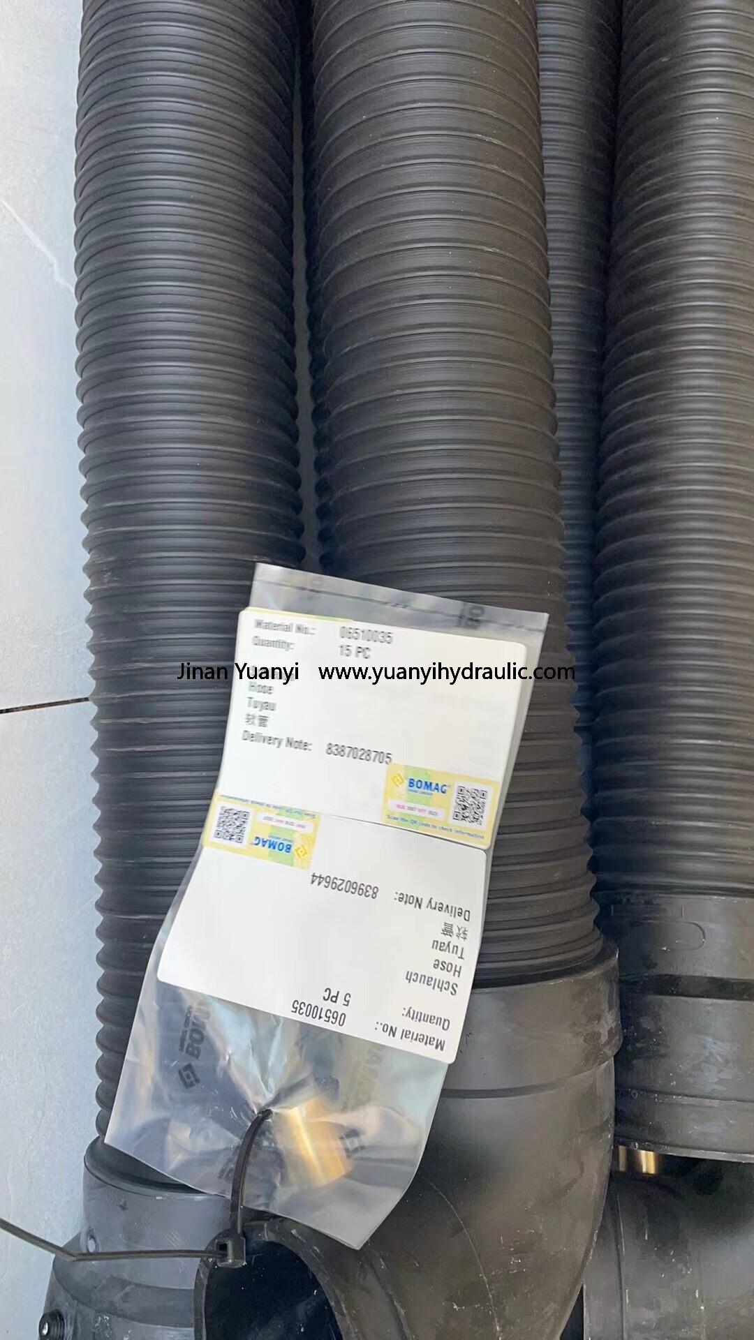 06510035.jpg Bomag Road Roller Spare Parts Hose 58220201 Pipe