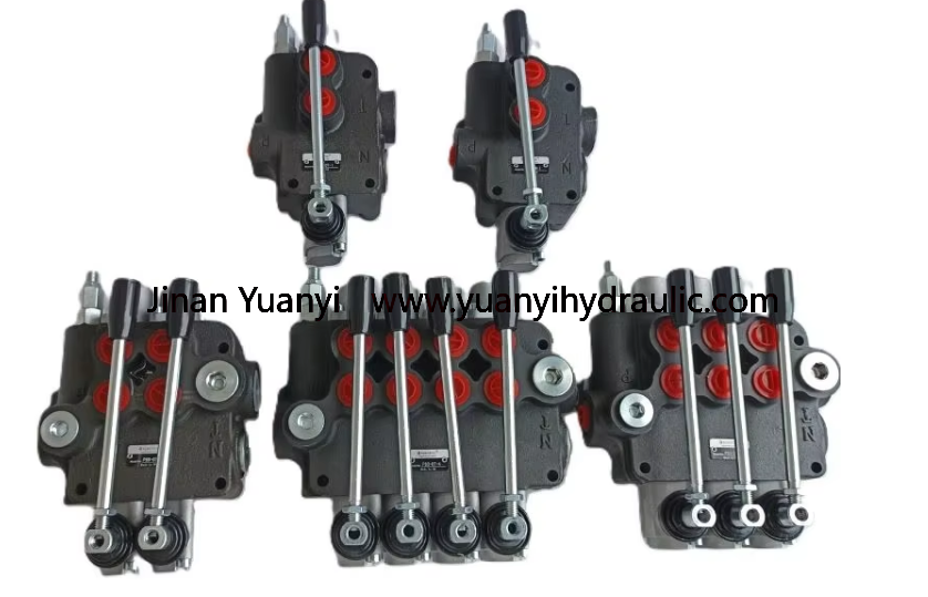 p80.png 3 Spool Monoblock Directional Hydraulic Valves