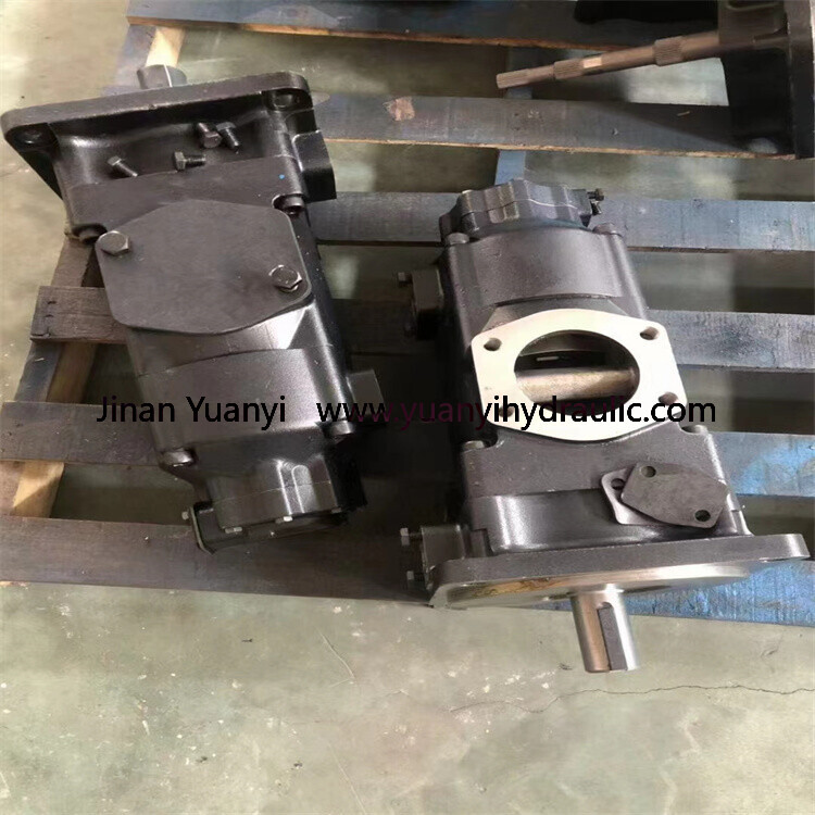 Parker T6CC Vane Pump,Vickers T6c T6cc T6DC T6d T6e Hydraulic Bomba T6DC Tandem Hydraulic Vane Pump