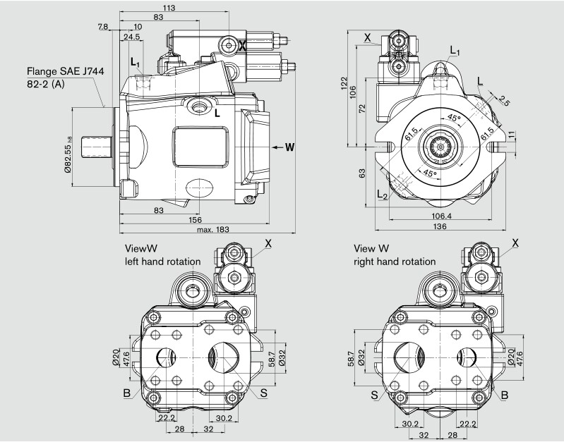 CAT235-4108 155-5110 6E-5280 Series High Pressure Working Pump,235-4108 Hydraulic Pump