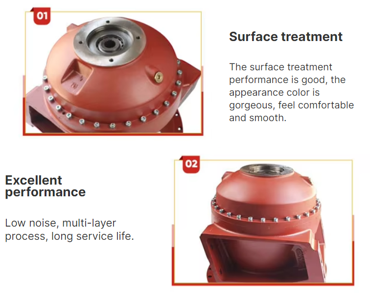 1745637107774591931203420160.png PMP6.5R120 Mixer Truck Planetary Gearbox, PMP7Y120 Reducer For Concrete Mixer