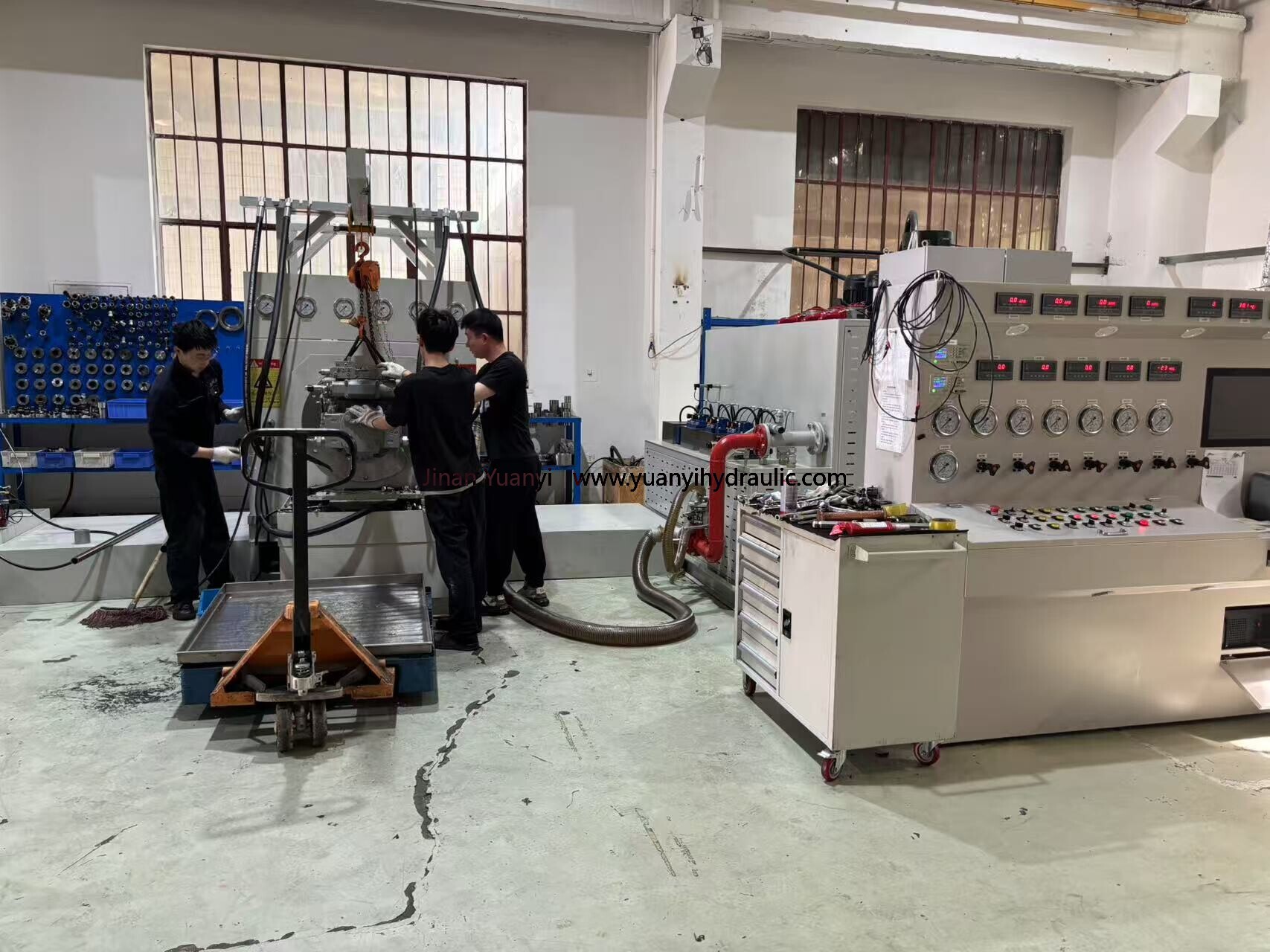 Hydraulic Cylinder Repairing and Testing Equipment, Hydraulic Pump Flow Test Bench