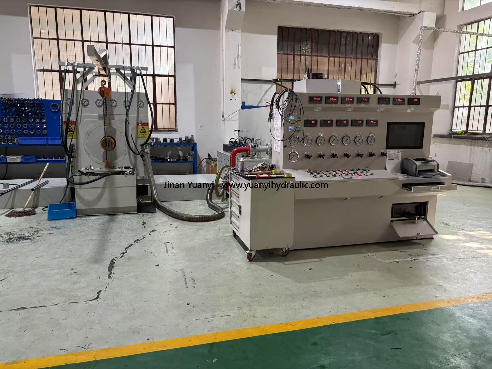 110KW 90KW Power Computerized Hydraulic Pump Test Stand,Digital Hydraulic Motor Test Rig