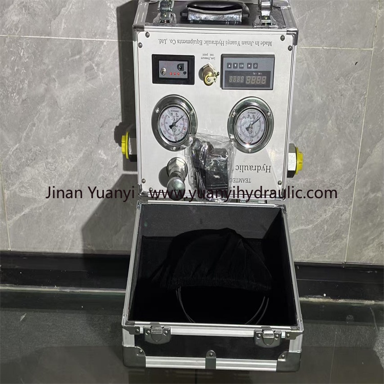 tester 10_副本 Portable Calibration Hydraulic Pump Pressure Tester Flow Temperature Gauge Tester Hydraulic Tester Apply for Excavator