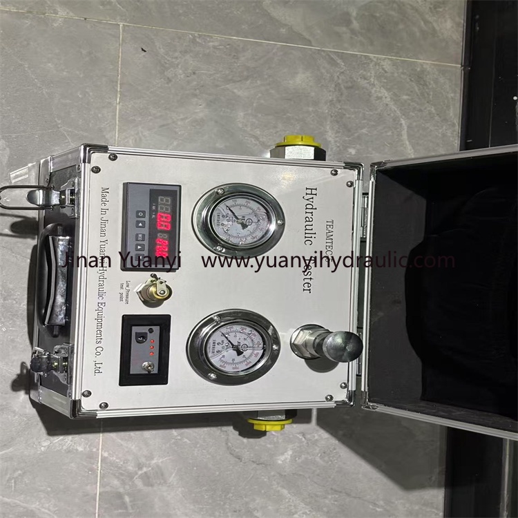 tester 15_副本 Portable Calibration Hydraulic Pump Pressure Tester Flow Temperature Gauge Tester Hydraulic Tester Apply for Excavator