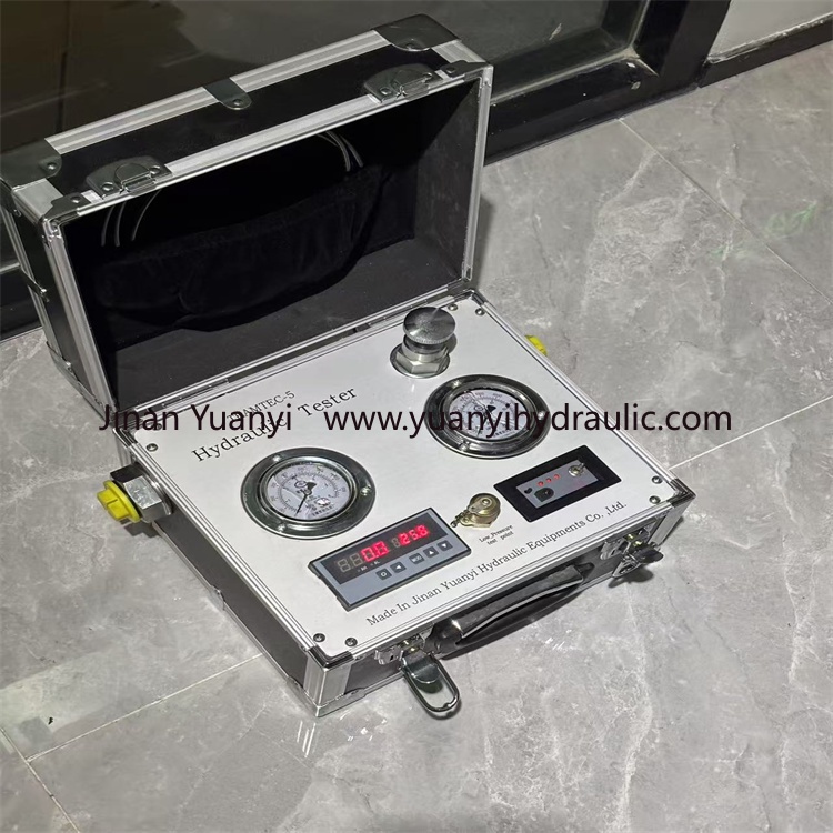 tester 25_副本 Portable Calibration Hydraulic Pump Pressure Tester Flow Temperature Gauge Tester Hydraulic Tester Apply for Excavator