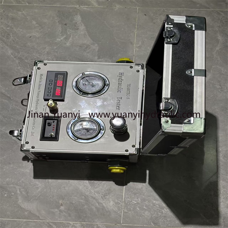 tester 26_副本 Portable Calibration Hydraulic Pump Pressure Tester Flow Temperature Gauge Tester Hydraulic Tester Apply for Excavator