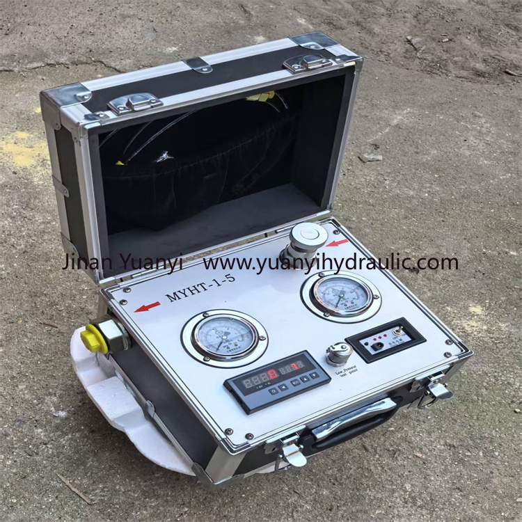 tester 7 Portable Calibration Hydraulic Pump Pressure Tester Flow Temperature Gauge Tester Hydraulic Tester Apply for Excavator
