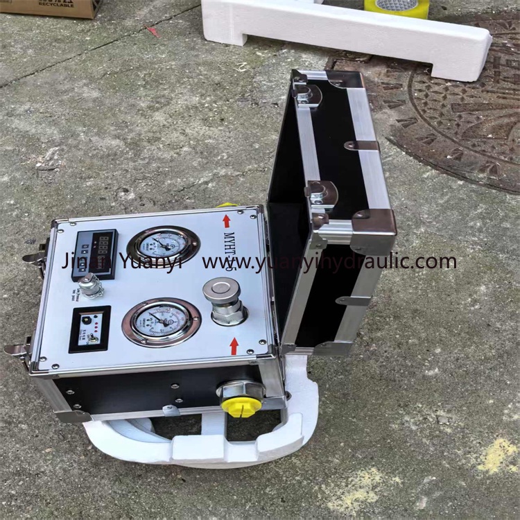 Portable Calibration Hydraulic Pump Pressure Tester Flow Temperature Gauge Tester Hydraulic Tester Apply for Excavator