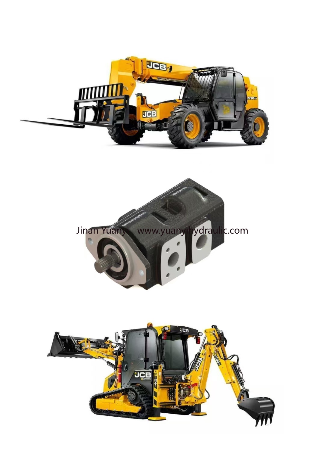 JCB217 Hydraulic Gear Pump 7049520006 332/E6671 Double Hydraulic Pump,7049520006 332/E6671 Gear Pump