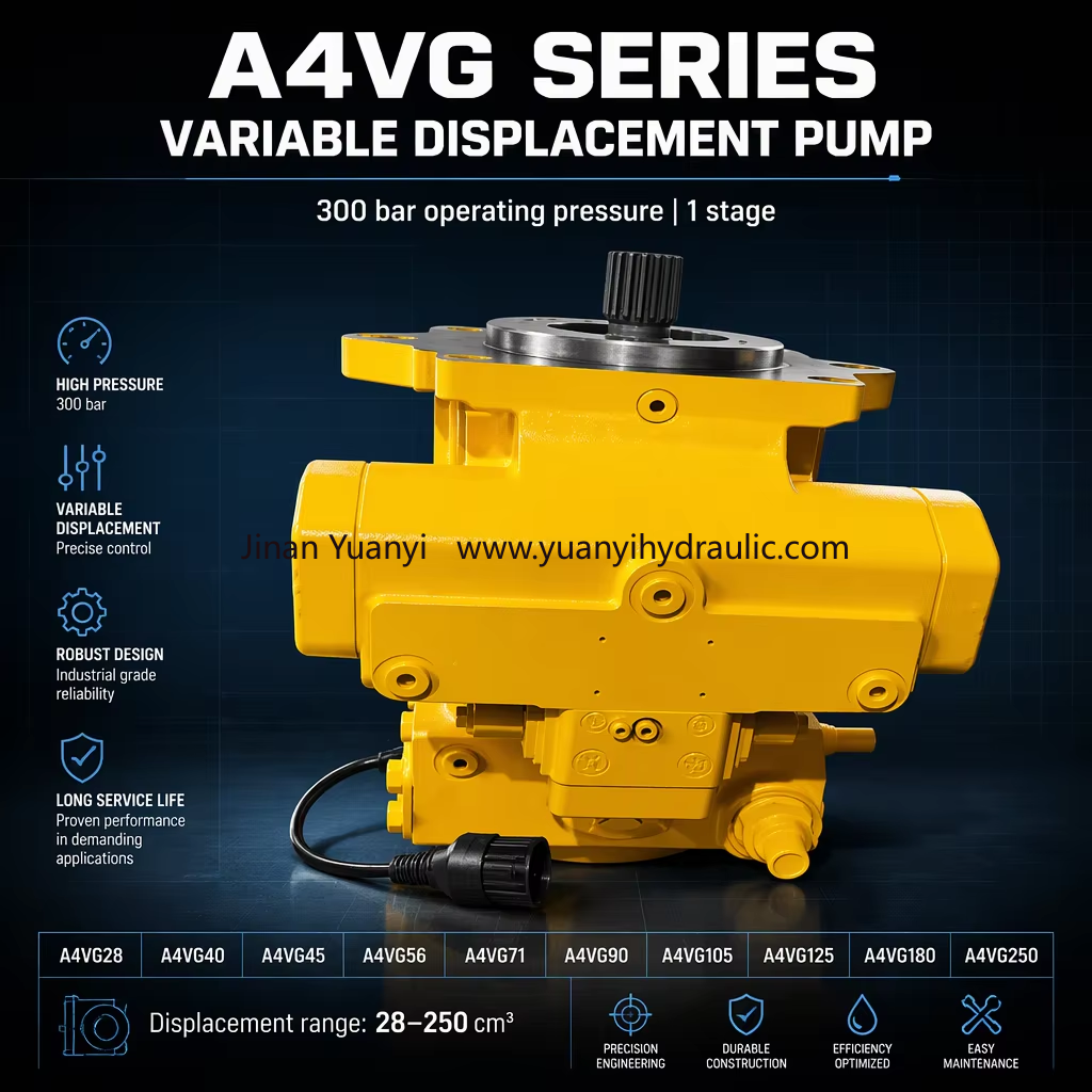 A4VG11 Rexroth A4VG180 A4VG250 Variable Piston Axial Hydraulic Pump,A4VG 32 Series Plunger Pump Variable