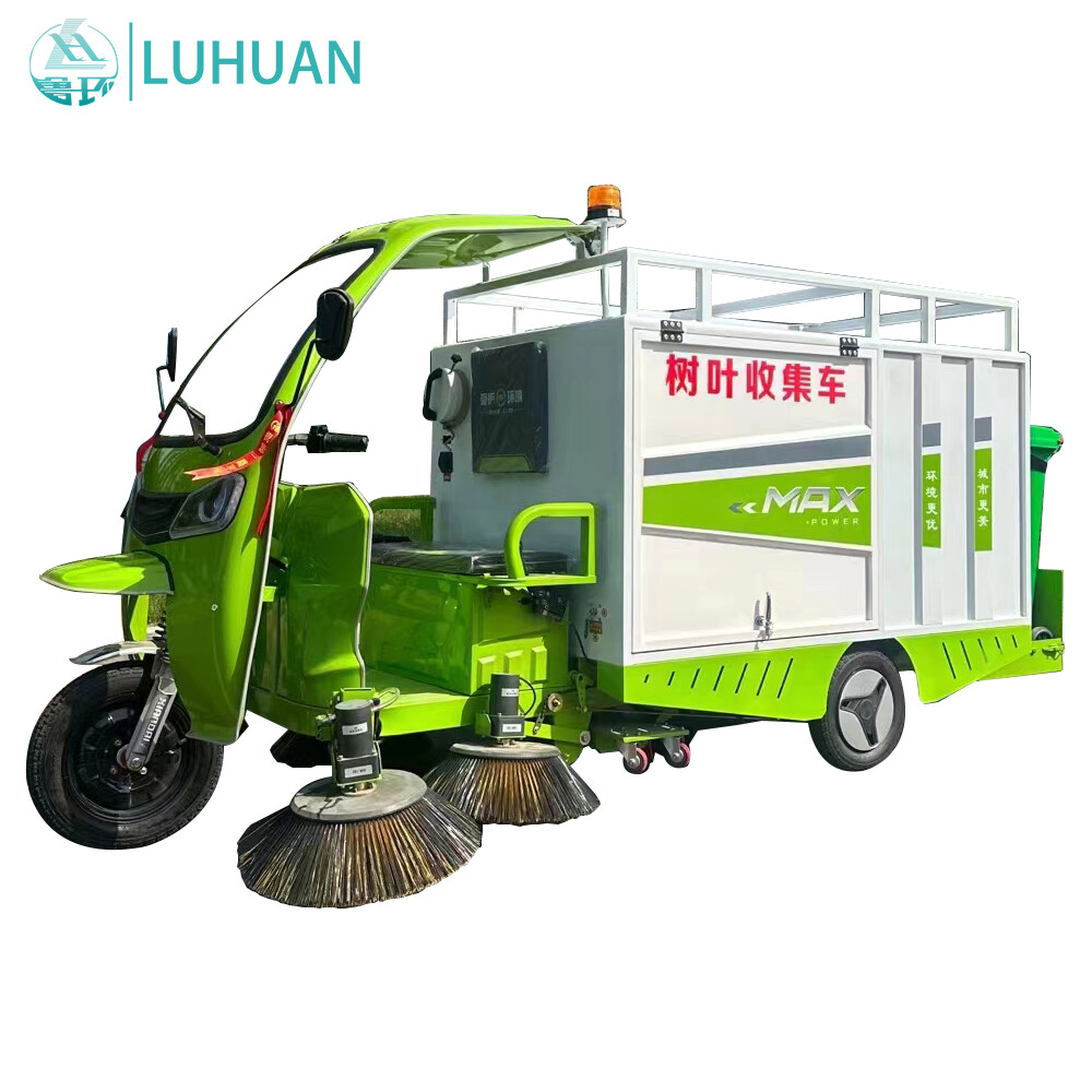 Electric 3-Wheel Leaf Sweeper Plastic Floor Cleaning Machine