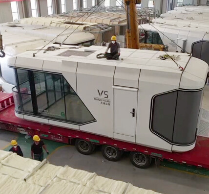 Suninn V5 Space Capsule House  Successfully Delivered to Inner Mongolia, Injecting New Energy into Nature Living