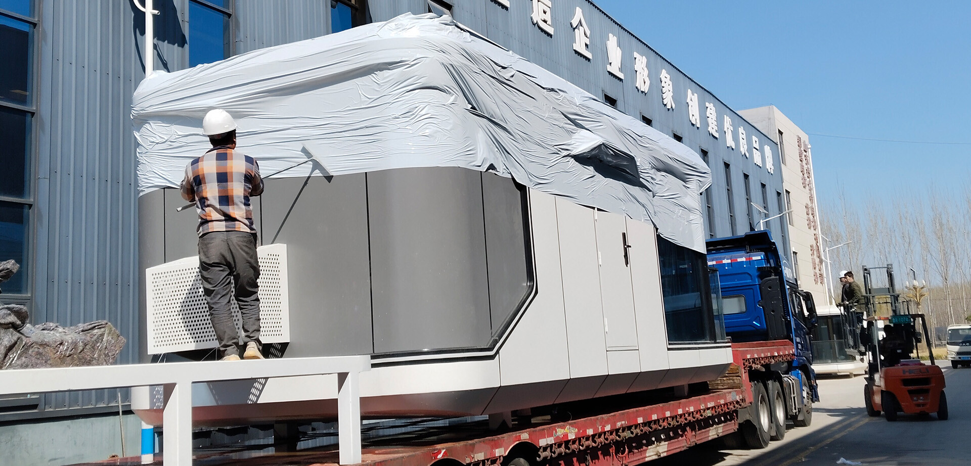 SUNINN Custom V5 Space Capsule Shipped to Mongolia for Extreme Winter Living SUNINN Custom V5 Space Capsule Shipped to Mongolia for Extreme Winter Living
