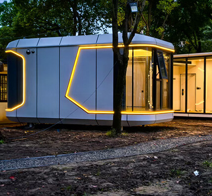 SUNINN V5 capsule houses BOX9 cabins T6 cabins landed in client's resort