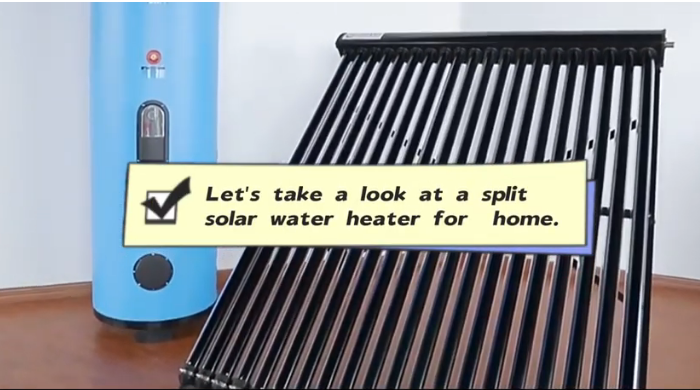Let's take a look at split solar water heater for home Let's take a look at split solar water heater for home