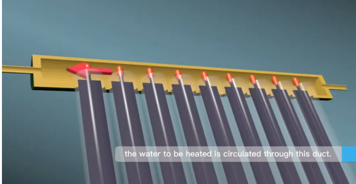 How does the evacuated tube solar water collector work? How does the evacuated tube solar water collector work?