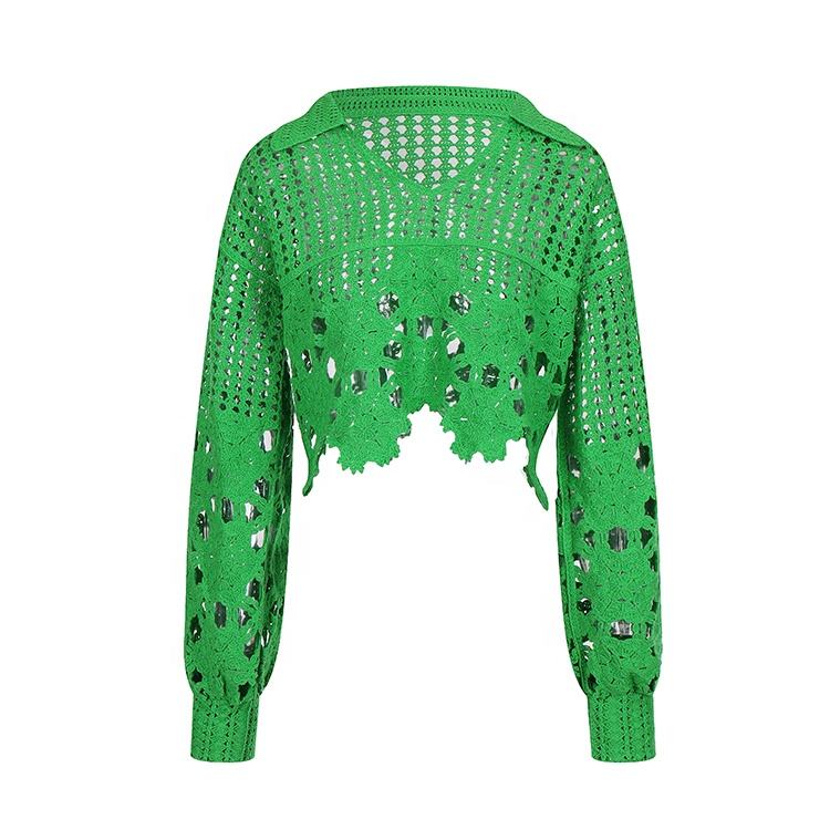 Women crochet sweater 526