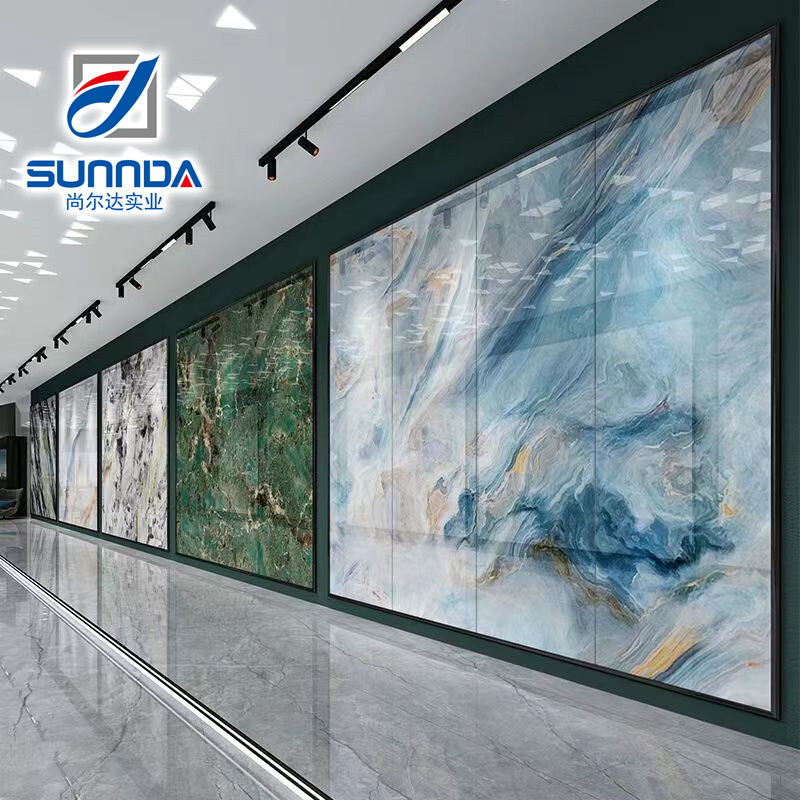 Sintered stone slab tiles