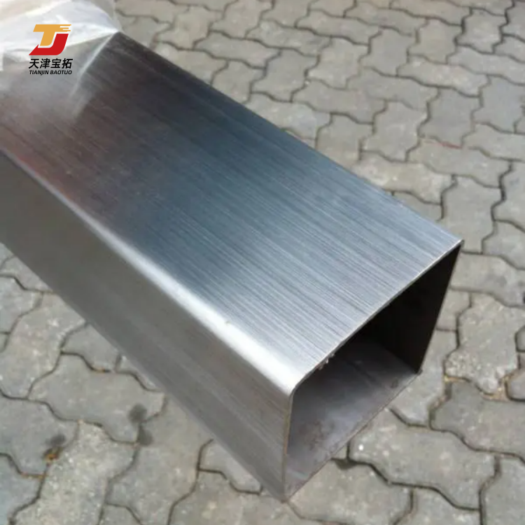 stainless steel tubing square tube Bright stainless steel square pipe 316L 304 321 410 420 2205 square steel tubing