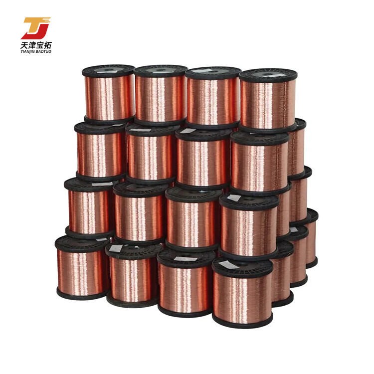 High Quality 0.05mm-6mm Enameled Copper Wire Solid Insulated Motor Machine Winding Wire Coils for Rewinding