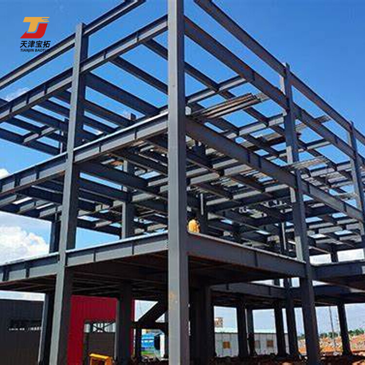 Low Cost Prefabricated Metal Warehouse & Workshop Steel Structure Building Lightweight Prefab with Welding Processing Service