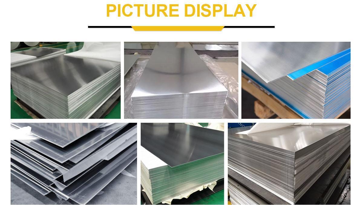 Aluminum H24 1050 1060 1100 Aluminum Alloy 5052 5083 6061 6063 7075 Plate Sheet Aluminum Steel Sheet
