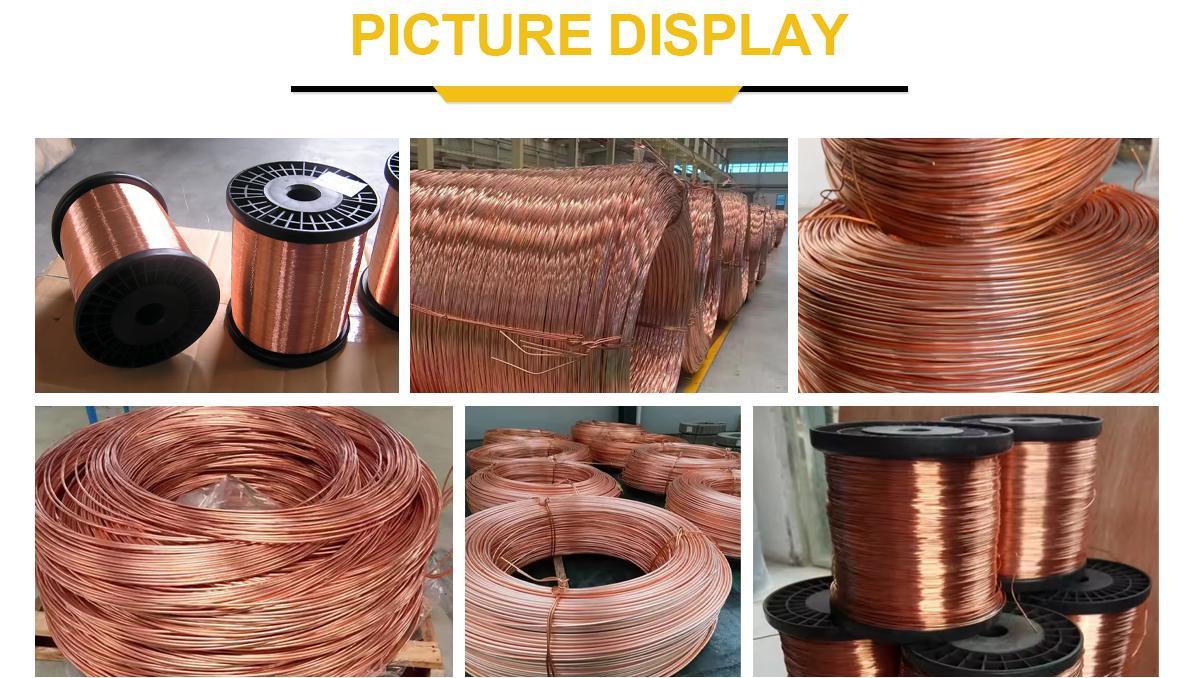 铜丝 High Quality 0.05mm-6mm Enameled Copper Wire Solid Insulated Motor Machine Winding Wire Coils for Rewinding